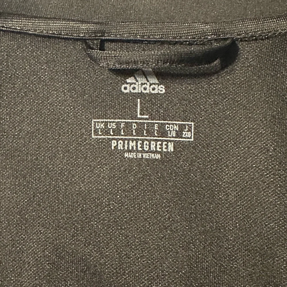 Adidas Men's Black Performance Jacket with Rainbow Accents - Picture 4 of 5